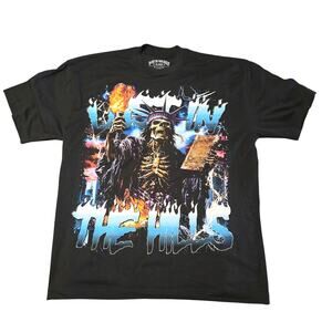 Lost Hills Sz XL Mens Black Statue Of Liberty Shirt